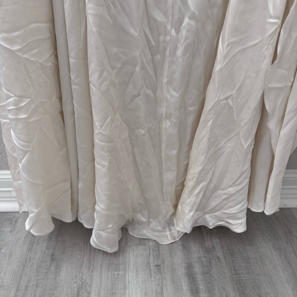 cult gaia XS Ivory Long Sleeve Cutout Maxi Jasmin Dress - Picture 10 of 12